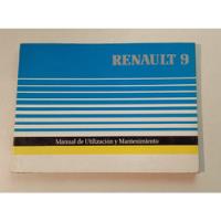 Manual De Utilizacion Y Mantenimiento Renault 9 Txe Gtl segunda mano  Argentina