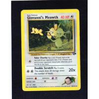 Carta Pokemon Giovanni S Meowth 43/132, Mira !!!, usado segunda mano  Argentina