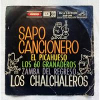 Vinilo Sapo Cancionero Los Chalchaleros Disco Simple 33 Rpm, usado segunda mano  Argentina