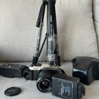 Usado, Camara Nikon Fm10 + Flash Automático Vivitar + Trípode segunda mano  Argentina