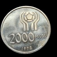 Moneda Argentina 2000 Pesos, 1978 Plata 0.900 Km# 79 - 824 segunda mano  Argentina