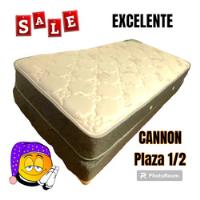 Usado, Sommier Cannon Resortes 1 1/2 Plaza 190cmx100cm Excelente !! segunda mano  Argentina