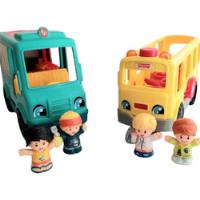 Usado, Little People Set - Fisher Price - Bus Escolar Y Food Truck segunda mano  Argentina