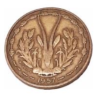 Moneda 10 Francs Africa Occidental Francesa 1957 segunda mano  Argentina