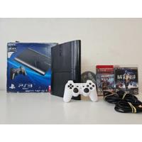 Sony Playstation 3 Super Slim 250gb + 1 Control,juegos Cable segunda mano  Argentina