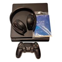 Consola Playstation 4 Sony Slim De 1 Tb, Color Negro + Auri  segunda mano  Argentina