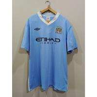 Usado, Camiseta Titular Manchester City Umbro, Temporada 2011, Xl segunda mano  Argentina