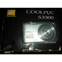 Usado, Cámara De Fotos Digital Nikon Coolpix S3300 Usada Con Caja segunda mano  Argentina