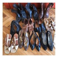 Lote X 12 Zapatos, Sandalias, Botas De Mujer Talle 35-36 segunda mano  Argentina