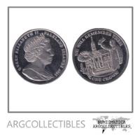 Usado, Islas Malvinas Moneda 1 Crown 2014 Unc 100 Aniv 1ra Guerra M segunda mano  Argentina