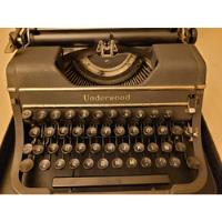 Máquina Escribir Underwood Usa Portátil Maleta Baquelita Ver, usado segunda mano  Argentina