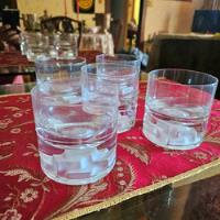 Vasos De Whisky Cristal San Carlos Juego 5 Unidades Antiguos segunda mano  Argentina