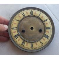 Antiguo Cuadrante De Reloj En Bronce De 14,5cm Diam. segunda mano  Argentina