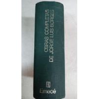 Obras Completas - Jorge Luis Borges - Emece - 1985 - Verde segunda mano  Argentina