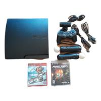 Sony Playstation 3 Slim  Joystick  Kit Move 2 Juegos Físicos, usado segunda mano  Argentina