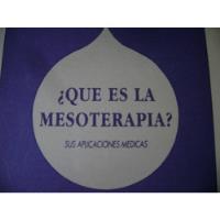 ¿qué Es La Mesoterapia? Sus Aplicaciones Médicas.... segunda mano  Argentina