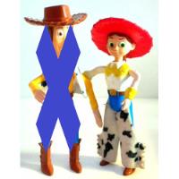 Figuras Sheriff Woody Y Jessie Coleccion Toy Story Mcdonalds segunda mano  Argentina