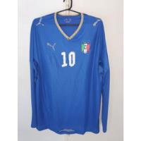 Camiseta Seleccion Italia Puma Utileria Manga Larga Baloteli, usado segunda mano  Argentina