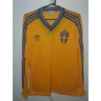 Camiseta Seleccion Suecia Mundial 1990 adidas Vintage T2 segunda mano  Argentina