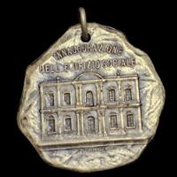 Usado, Medalla Sociedad Nacional Italiana Necochea 1904 -32mm - 168 segunda mano  Argentina