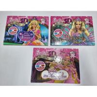 Usado, Barbie 3d Libro S/lentes (lote X 3 Libros ) Le689 segunda mano  Argentina