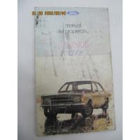 Ford Taunus 1979 Manual Del Propietario  segunda mano  Argentina