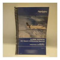 Global Express Iac Batch 3 Differences Manual Flight Safety segunda mano  Argentina