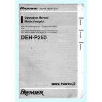 Manual  Pioneer Deh - P250            Cd Player With Am / Fm segunda mano  Argentina