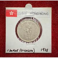 Moneda 1 Dólar Hong Kong 1978 Km 43 Elizabeth 2, usado segunda mano  Argentina