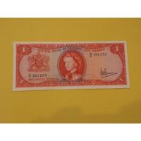 Billete De Trinidad Tobago  1 Dólar 1964, usado segunda mano  Argentina