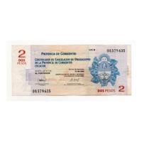 Bono De Emergencia Provincia Corrientes 2 Pesos Cecacor #311 segunda mano  Argentina