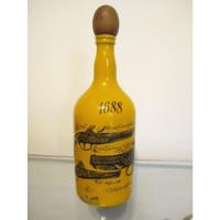 Antigua Botella Whisky Licor Tapón De Madera, usado segunda mano  Argentina