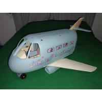 Vintage Mattel 1999 Barbie Blue Jumbo Jet Plane Con Accesori segunda mano  Argentina