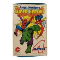 Usado, Juego De Naipes Super Héroes Match 4 Original De Cromy segunda mano  Argentina