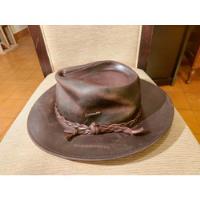 Usado, Sombrero Australiano Cuero Engrasado Lagomarsino segunda mano  Argentina