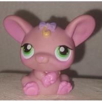 Little Pet Shop Hasbro Modelo 243 Pink Mouse Blue Eyes # 303 segunda mano  Argentina