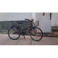 Usado, Bicicleta De Paseo Rodado 26 Negro Con Pie De Apoyo segunda mano  Argentina
