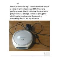 Discman Sony Lector Mp3 Con Sistema Anti Shock. Mod D-ne509, usado segunda mano  Argentina