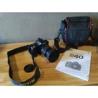 Cámara Reflex Nikon D40 + Lente 18-55 Mm + Sd4gb +accesorios segunda mano  Argentina