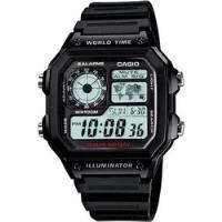 Reloj Hombre Casio World Time - 5 Alarmas - 10 Años Bateria segunda mano  Argentina