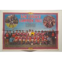 Antiguo Poster Revista Estadio San Lorenzo Campeon 1982 segunda mano  Argentina