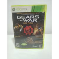 Gears Of War Pack Triple Xbox 360 Ntcs En Español Maxgamessm segunda mano  Argentina