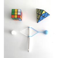 Set Cubo Magico Triangular 3x3x3 +cuadrado 3x3 + Tiki Taka segunda mano  Argentina