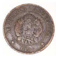 1 Centavo Patacon Cobre 1886 segunda mano  Argentina
