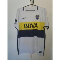 Camiseta Boca Juniors 2017 Bbva Blanca Suplente Talle L segunda mano  Argentina