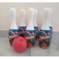 Juego De Bowling Hot Wheels Para Niños - 6 Pinos Y 1 Bola , usado segunda mano  Argentina