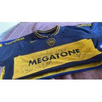Camiseta Boca Juniors 2007 Firmada Campeones segunda mano  Argentina
