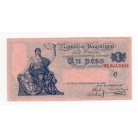 Billete 1 Peso M$n Caja De Conversion Progreso Bottero 1552 segunda mano  Argentina