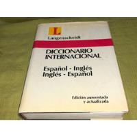 Usado, Diccionario Internacional Español Ingles - Langenscheidt segunda mano  Argentina