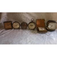 Relojes De Mesa Y Viaje Para Reparar Usados ( 6 Unidades ), usado segunda mano  Argentina